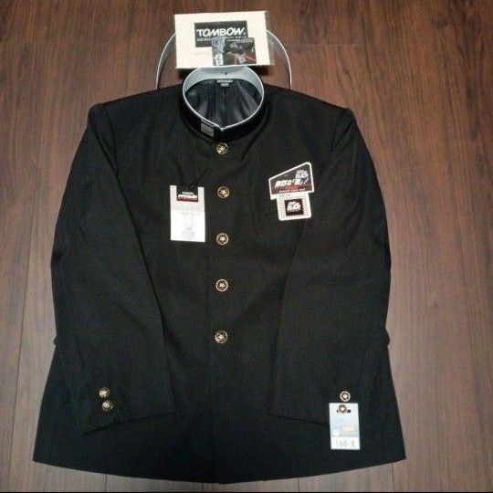 日本製 トンボ ハイパーブラック ハイパー50 全国標準型 学生服 160B