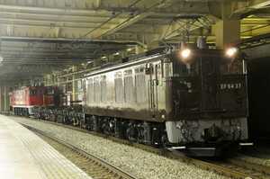 鉄道 デジ 写真 画像 EF64-37+チキ+EF65-1118 登戸工臨 1