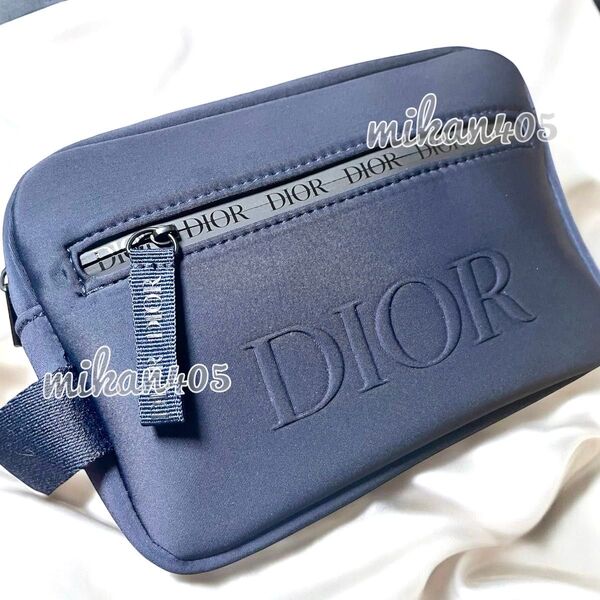 2025 ディオール オム フレグランス ネイビー ポーチ ノベルティ ノベルティー セカンド バッグ ChristianDior