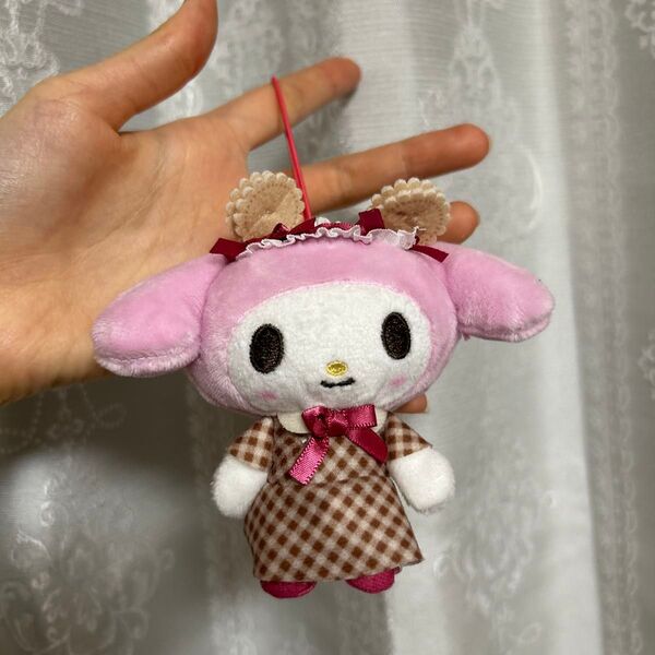 マイメロ ぬいぐるみ キーホルダー マスコット ビスケット サンリオ