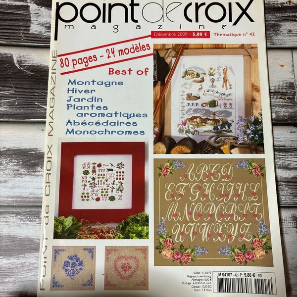 point de croix 42 クロスステッチ 刺しゅう 洋書