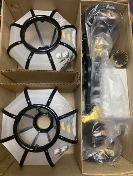 廻転 盆提灯 盆ちょうちん 回転 霊前灯 (仏具、仏壇) 3号