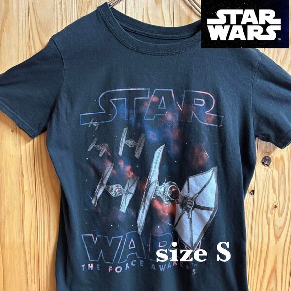 【古着】STAR WARS(スターウォーズ)半袖Tシャツ S 黒 USA製 映画Tシャツ アメリカ古着 ヴィンテージ