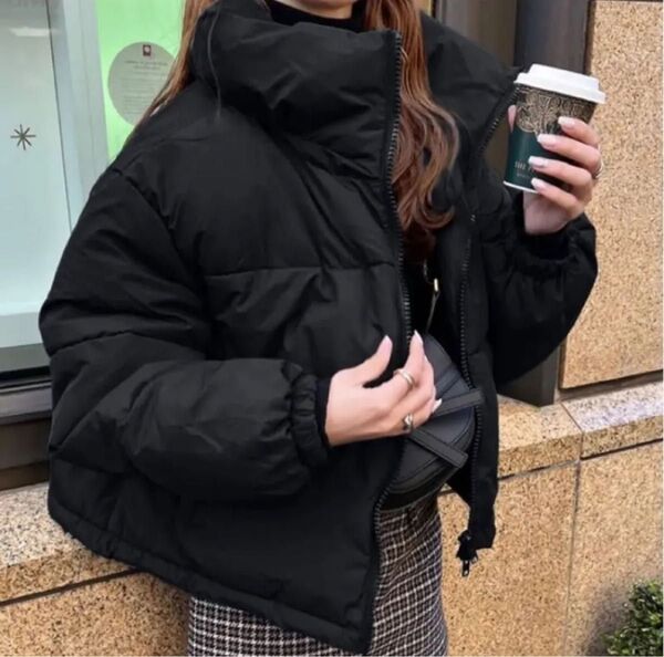 GRL ハイネック中綿ダウンジャケット