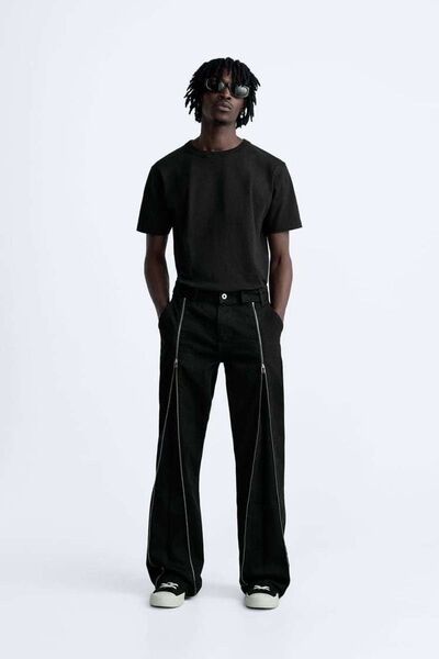 【完売品】ZARA センタージップフレアデニム サイズ