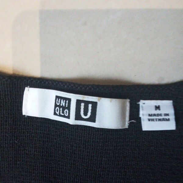 UNIQLO U ニット M ブラック カーディガン