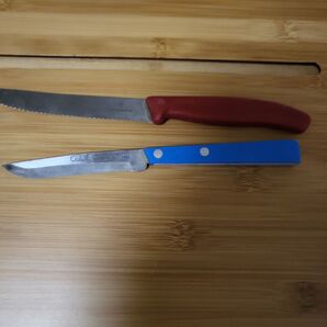 VictorinoxとGLIDEのナイフ2本セット