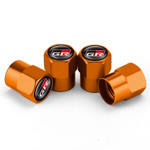 1台分4点セット TOYOTA GRスポーツ用 エアーバルブキャップ