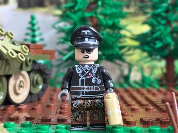 【新品】ドイツ軍 親衛隊大尉 SS ミニフィグ LEGO互換 レゴ互換 戦車 ww2 LEGO レゴ ミリタリー