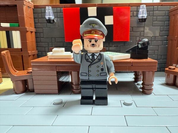 【新品未開封】LEGO互換 ドイツ軍総帥 軍帽ver ミニフィグ レゴ互換 ww2 戦車 ミリタリー 第二次大戦