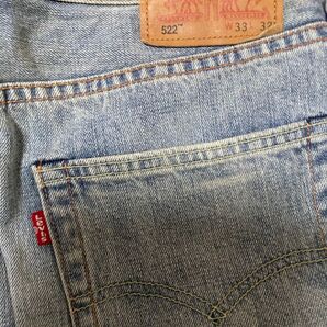 Levi's 522ダメージ加工デニム W33 L32