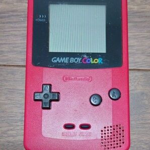 【分解清掃済】ゲームボーイカラー レッド 本体のみ