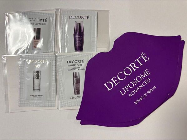 未使用 DECORTE コスメデコルテ AQ 毛穴美容液オイル サンプル など画像の5点