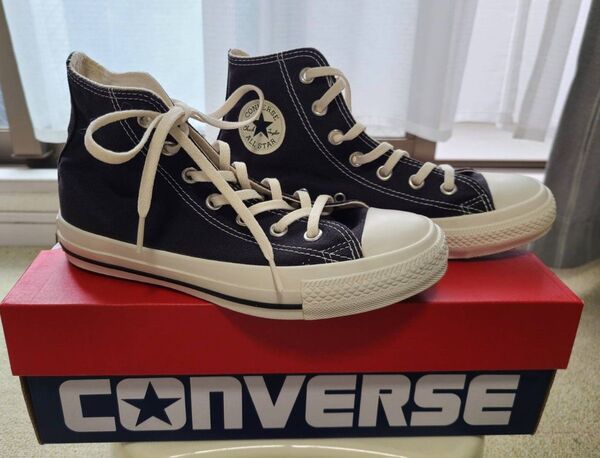 美品 CONVERSE オールスターウォッシュドキャンパス ハイカットスニーカー コンバース