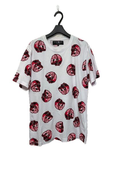 HYDROGEN 半袖Tシャツ グラフィックプリント L ホワイト ハイドロゲン 美品