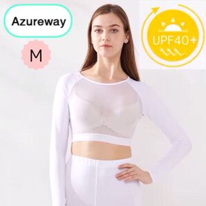ゴルフレディース UV40カットクールアンダー Azureway:Mサイズ