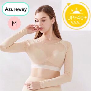 ゴルフレディース UV40カットクールアンダー Azureway:Mサイズ