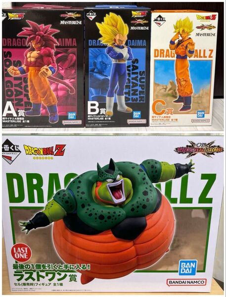 ドラゴンボール 一番くじ A賞+B賞+C賞+ラストワン賞 フィギュア 4点