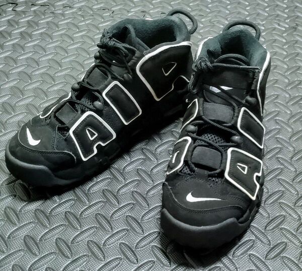 NIKE AIR MORE UPTEMPO "BLACK WHITE"(2016) 414962-002 26.0cm