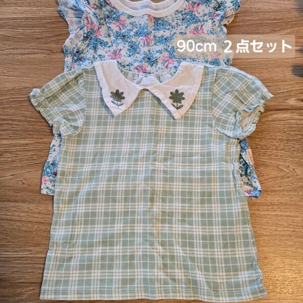 半袖Tシャツ 女の子90cm ベビー 2点セット UNIQLO バースデイ