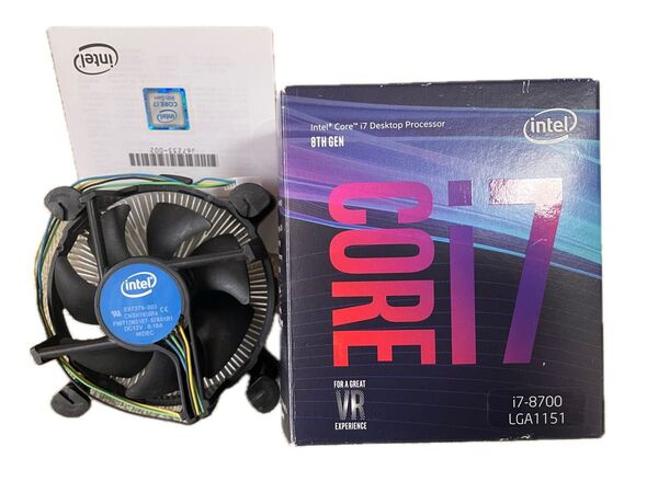 Intel Core i7-8700 & 純正クーラー