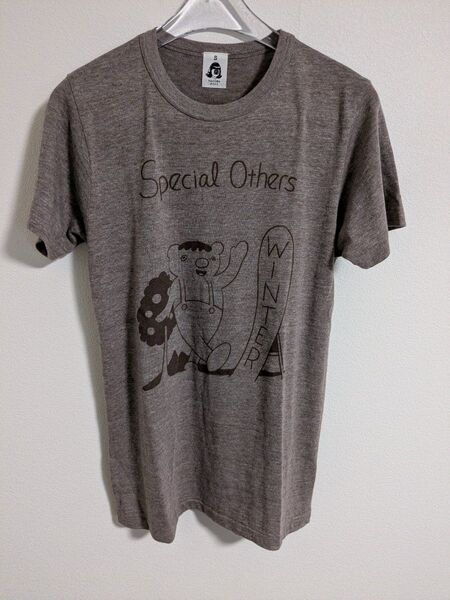 タグ無し未使用☆タコマフジレコード プリントTシャツ ブラウン S