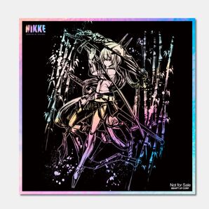 勝利の女神NIKKE ニケ 渋谷TSUTAYA 墨絵 ホロステッカー 紅蓮