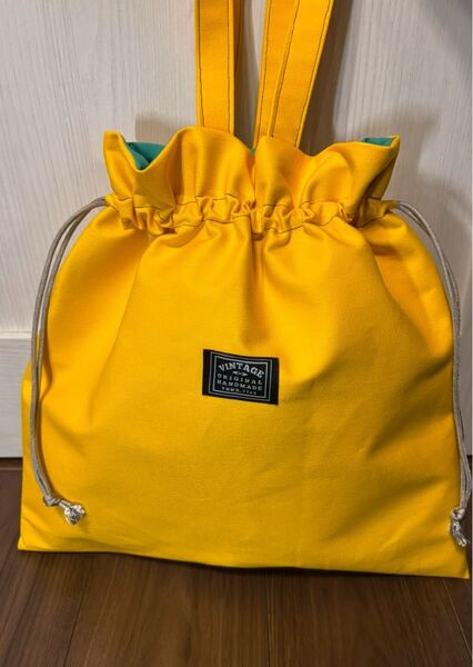 巾着型トートバッグ ハンドメイド