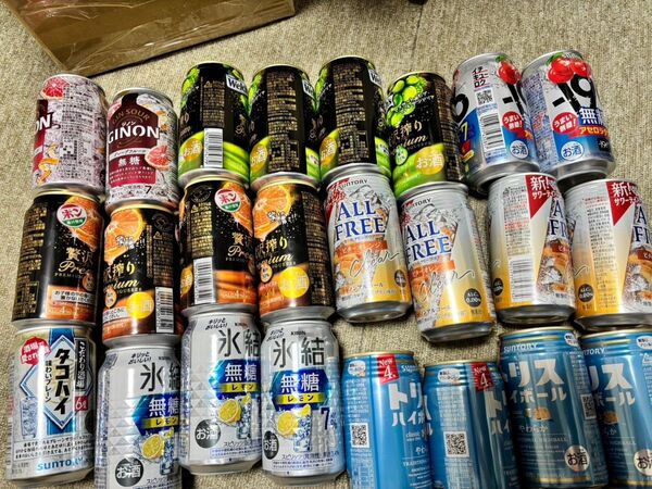 トリスハイボール やわらか オールフリークリア キリン 氷結 レモン こだわり酒場のタコハイ アサヒ贅沢搾り-196 アセロラ