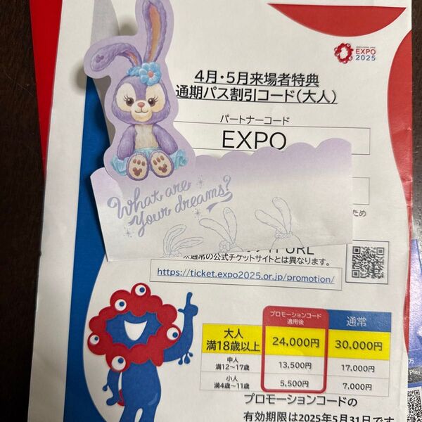 大阪・関西万博 通期パス 割引コード