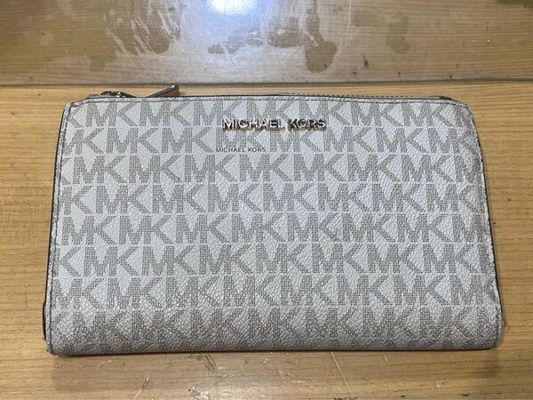 マイケルコース MICHAEL KORS 二つ折り財布 ダブル ジップ リストレット レディース