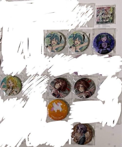 プロセカ 缶バッジ CD・アルバム 特典 まとめ売り バラ売り不可