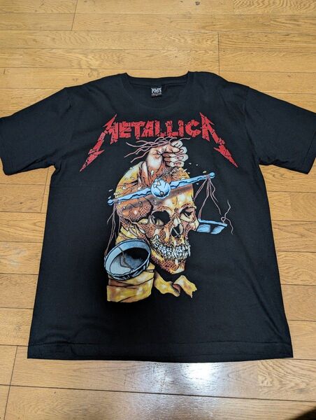 ■中古■メタリカ/METALLICATシャツ、サイズL、バックプリント有り