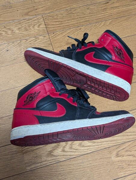 中古NIKE 、 AIR JORDAN 1 HIGH 85 Bred エアジョーダン 1 ハイ ブレッド ハイカットスニーカー