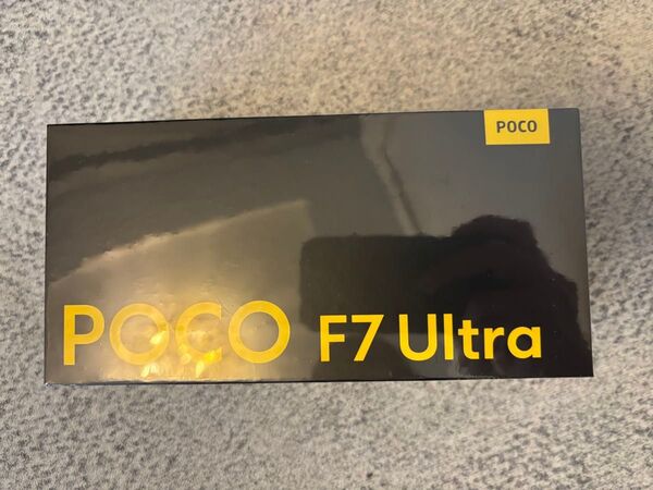 【新品未開封】POCO F7 Ultra Black 12/256GB