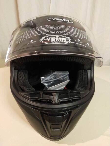 yemaのフルフェイスヘルメットXLサイズ(61〜62cm)ブラック