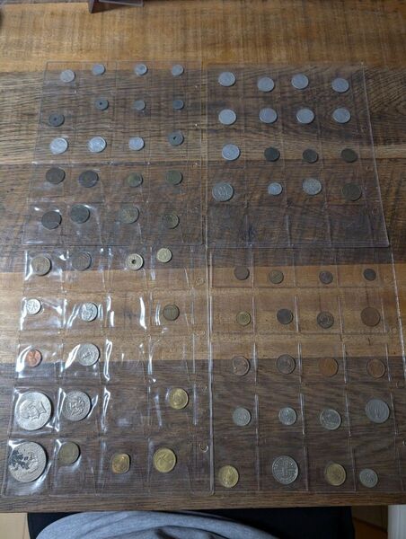 古いコイン まとめ売り 外国コイン多数