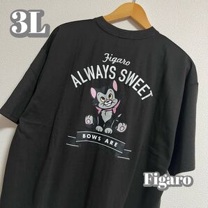 【大きいサイズ】ディズニー フィガロTシャツ ブラックレディースDisney3L