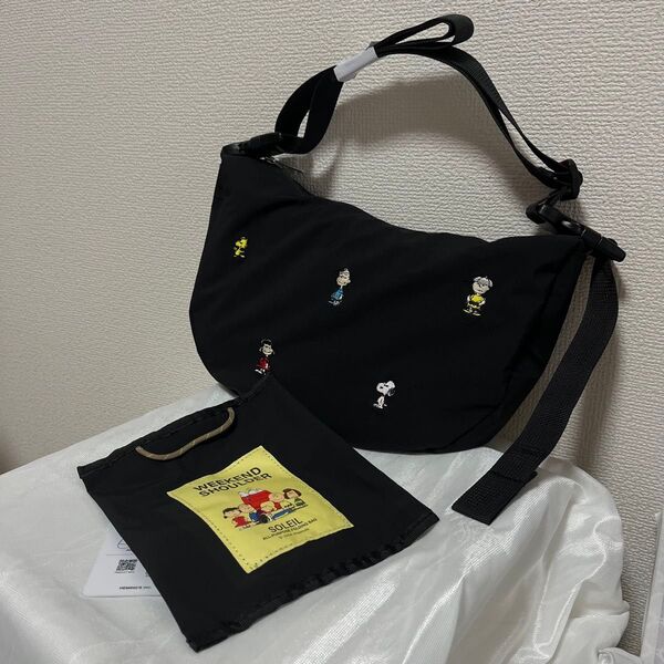 【SOLEIL】 PEANUTS/SOLEILウィークエンドショルダーBAG完売 2way