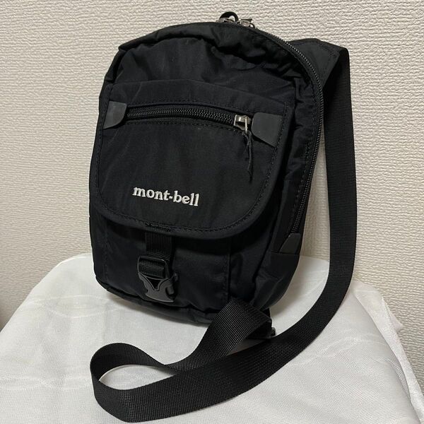 モンベル トラベル ポーチ ショルダーバッグ ブラック montbell美品 mont-bell モンベル ブラック 鞄