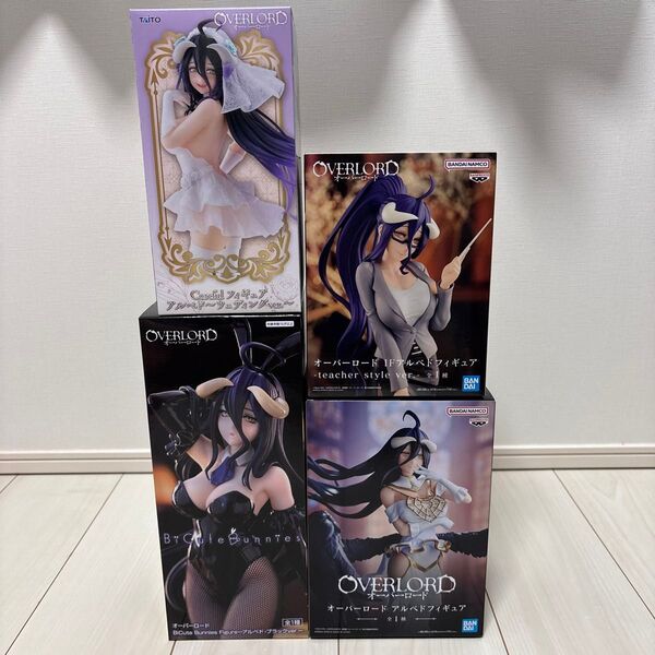 オーバーロード アルベド フィギュアセット BiCute Bunnies teacher style ver. ウェディングver