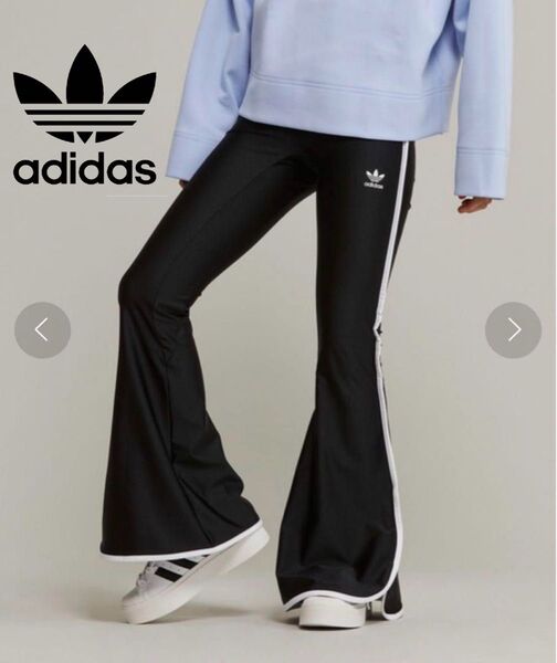 新品未使用 Adidas originals フレア レギンス タイツ アディダス オリジナルス