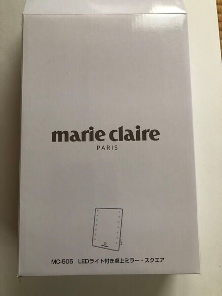 マリクレールLDEライト付き卓上ミラースクエア