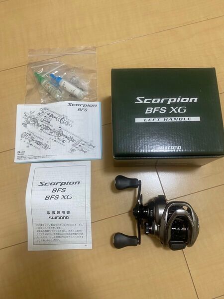 SHIMANO-Scorpion BFS XG LEFTハンドル 美品 シマノ スコーピオン 左ハンドル ベイトフィネス