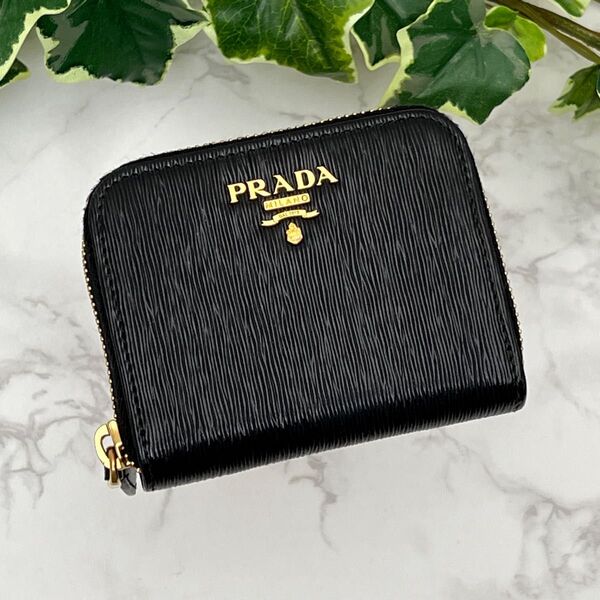 PRADA プラダ コインケース コインホルダー ブラック 小銭入れ
