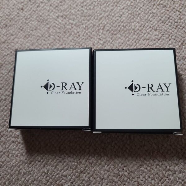 【新品】D-RAY クリアファンデーション ホワイトナチュラル 2個セット