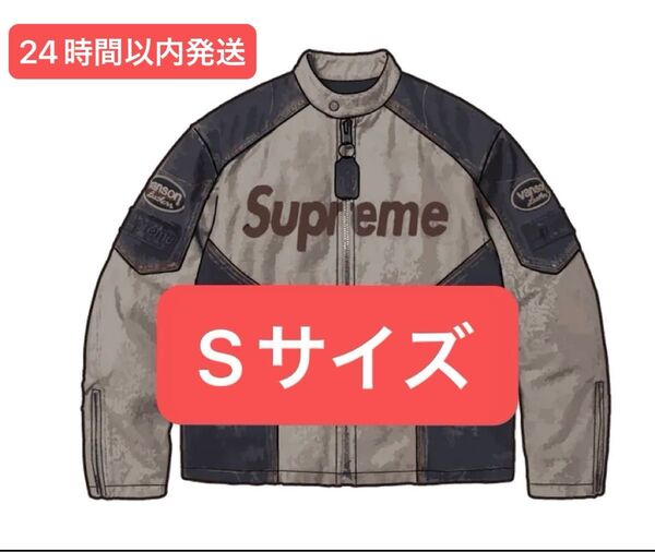 Supreme x Vanson Leathers Cordura Cotton Jacket "Denim"