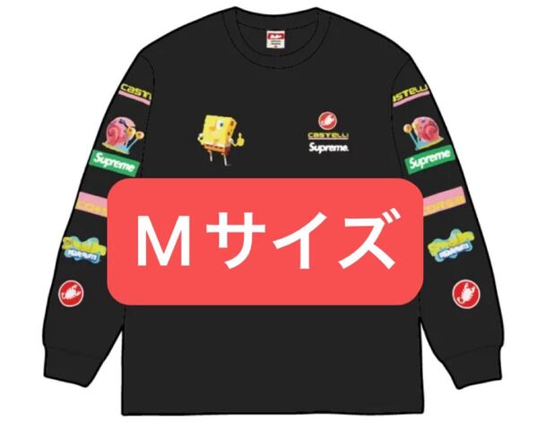 Supreme x SpongeBob Castelli Racing L/S Tee "Black"