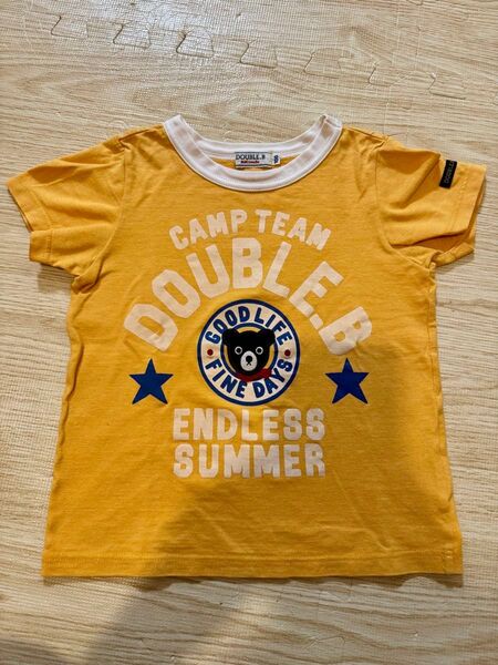 ミキハウス ダブルビー double-B 半袖Tシャツ 100 ②