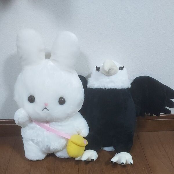 ウサギ 鷹 ぬいぐるみ セット売り